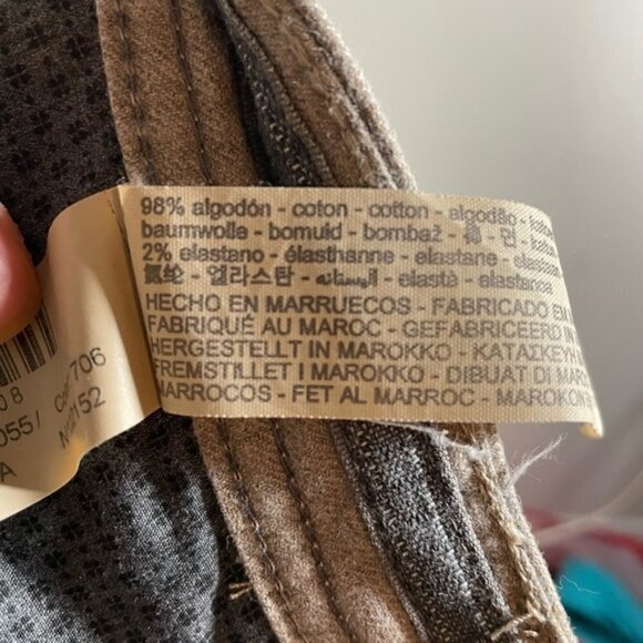 Massimo Dutti Slim Fit Straight Leg Pants size 30 - Picture 6 of 6